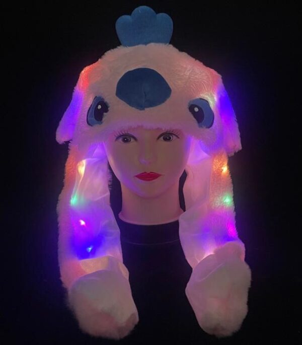 LED Glowing Plush Ear Moving Hats - Image 3