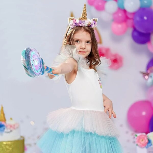 Light up Spinning Lollipop Wand - Image 3