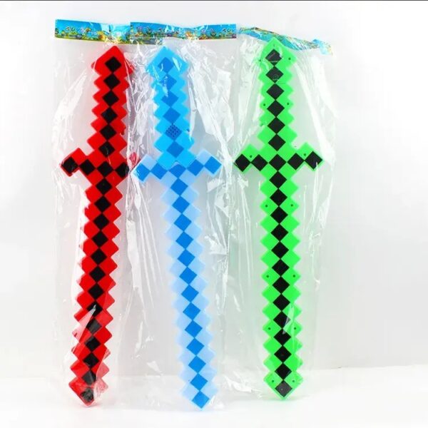Mine Craft Light up Pixel Sword - Image 3