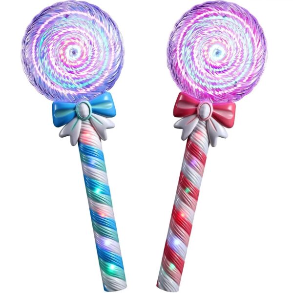 Light up Spinning Lollipop Wand - Image 4