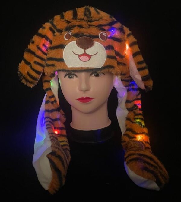 LED Glowing Plush Ear Moving Hats - Image 9